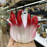 Resin Carfts Nine-tailed Fox Statue Crystal Ball Base Ornaments Sphere Holder Office Home Decoration Suitable for 3-5cm Balls