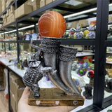 Resin Crafts Crystal Ball Base Ivory Elephant Statue Ornaments Home Living Room Desktop Decorations Suitable for 5-9cm Balls