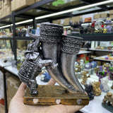 Resin Crafts Crystal Ball Base Ivory Elephant Statue Ornaments Home Living Room Desktop Decorations Suitable for 5-9cm Balls