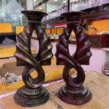 Retro European-style Palace Style Handicraft Ornaments Crystal Ball Resin Base Home Decor Porch Furnishing Ornaments