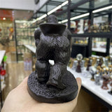Roaring Gorilla Resin Crafts Ornament Crystal Ball Holder Sphere Display Stand Creative Office Desktop Home Decor Gifts