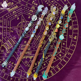Natural Crystal Magic Witch Wands Stones Rose Quartz Pagan Wizard Power Mineral Witchcraft Wicca Altar Pendulum Home Decoration