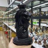 Singapore Merlion Statue Resin Crafts Ornaments Crystal Ball Base Stand Souvenirs Collectibles Furniture Office Decoration