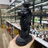 Singapore Merlion Statue Resin Crafts Ornaments Crystal Ball Base Stand Souvenirs Collectibles Furniture Office Decoration