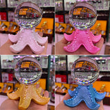 Starfish Resin Crafts Ornaments Crystal Ball Holder Sphere Display Stand Home Office Decoration Suitable for 4-6cm Balls