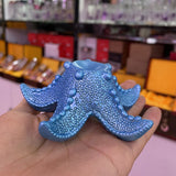 Starfish Resin Crafts Ornaments Crystal Ball Holder Sphere Display Stand Home Office Decoration Suitable for 4-6cm Balls