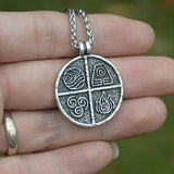 The Last Airbender  Elemental Lotus Water Tribe Amulet Necklace