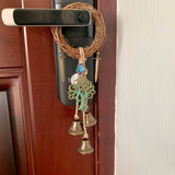 Witch broom pendant witchcraft decoration altar Magic Protection natural crystal Banish Evil Gothic door Windows Hanging