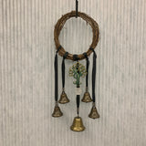 Witch broom pendant witchcraft decoration altar Magic Protection natural crystal Banish Evil Gothic door Windows Hanging