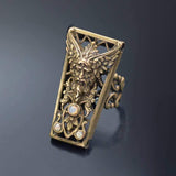 Ancient Greek God Zeus Destiny Vintage Amulet Ring
