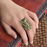 Ancient Greek God Zeus Destiny Vintage Amulet Ring