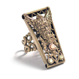 Ancient Greek God Zeus Destiny Vintage Amulet Ring