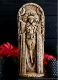 【Wood Sculpture】Hecate statue, Greek goddess, for pagan home altar kit, wicca statue, witches, Hecate key