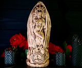 【Wood Sculpture】Lilith, Wiccan Goddess of Feminine Wisdom pagan goddes wicca altar witches