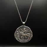 Necklaces Byzantine Coin Necklace | Museum Quality Replica of an Ancient Coin Ancient Treasures Ancientreasures Viking Odin Thor Mjolnir Celtic Ancient Egypt Norse Norse Mythology