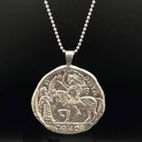 Necklaces Byzantine Coin Necklace | Museum Quality Replica of an Ancient Coin Ancient Treasures Ancientreasures Viking Odin Thor Mjolnir Celtic Ancient Egypt Norse Norse Mythology