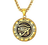 Pendant Necklaces Gold Plated Ancient Egypt Eye of Horus Necklace Ancient Treasures Ancientreasures Viking Odin Thor Mjolnir Celtic Ancient Egypt Norse Norse Mythology