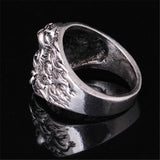Rings CHUHAN Men's Fashion Ring Domineering Special Lion Head Male Ring Wear Jewelry for Performances or Cycling Competitions|Rings| Ancient Treasures Ancientreasures Viking Odin Thor Mjolnir Celtic Ancient Egypt Norse Norse Mythology
