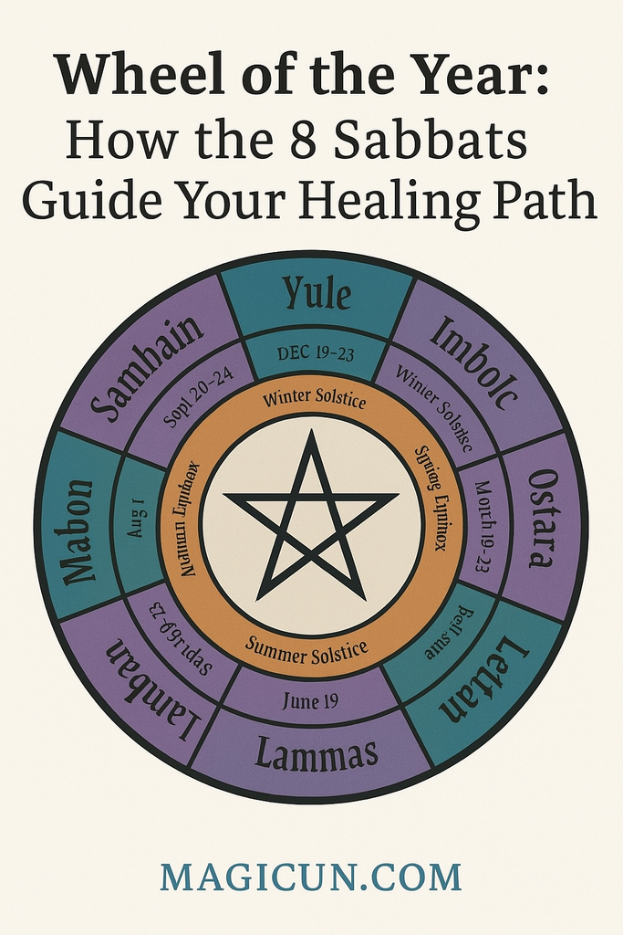 Wheel of the Year: How the 8 Sabbats Guide Your Healing Path