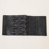 Retro four Buckles Fashion Raist Decorative Women's Wide Elastic Girdle Appear Slim Wear outside Waistband Corset For Ladies