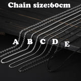 New 2 Lion Pendant  Punk Animal Stainless Steel Necklace