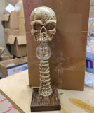 Halloween Skull Skeleton Lamp Horror 3D Statue New Table Light Creative Party Ornament