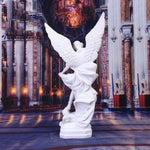 Saint Michael Statue Resin Angel Sculpture Decoration Michael Archangel Defeated Lucifer Tramples Demon Figurine