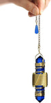 Quartz Crystal Pendulum Healing Tool- 2.5" Buddha Maitreya the Christ Etheric Weaver® in Gold Filled Wire