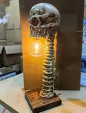 Halloween Skull Skeleton Lamp Horror 3D Statue New Table Light Creative Party Ornament
