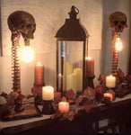 Halloween Skull Skeleton Lamp Horror 3D Statue New Table Light Creative Party Ornament