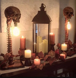 Halloween Skull Skeleton Lamp Horror 3D Statue New Table Light Creative Party Ornament