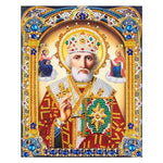 5D Diamond Painting Jesus Cross Religious Figures Picture Embroidery Church Utensils Virgen Maria Rhinestone Home Decor