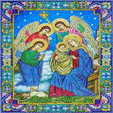 5D Diamond Paiting DIY Jesus Cross Wall Decor Religious Figures Church Utensils Rhinestone Catholic Mary Statue Ortho