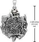 Sterling Silver Fairy Pentacle Pendant