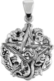 Sterling Silver Cimaruta Pentacle Pentagram Pendant