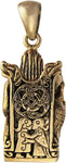 Bronze Norse Freyr Viking God of Harvest Pendant