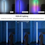 LED Corner Floor Lamp, RGBW Dimmable Mood Lighting with Remote, Modern Color Changing Accent Light for Bedroom, Living Room, Office, Gaming Room, Kids Room, 45”, Home Decor