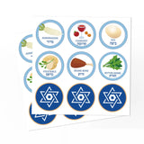 Church Utensils Jewish David Star Paster Mazah Bread Passover Bag Hanukkah Matzah Circular Menorah Sticker Envelope