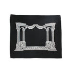 Church Utensils Judaica Linen Tefillin Bag For Tallit With House Desin Embroidery