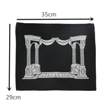 Church Utensils Judaica Linen Tefillin Bag For Tallit With House Desin Embroidery