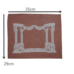 Church Utensils Tefifflin Bag For Jewish Tatllit Shawl Pu Leather Embroidered Design Judaica Gift