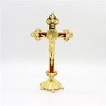 Cross Decor Jesus Christ Church Utensils Twelve Apostles Of Catholic Religious Orthodox Metal Craft Crucifixo Priest Ornament
