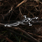 Punk Rock Cross Pendant Necklace For Men Cool Biker Jewelry