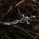 Punk Rock Cross Pendant Necklace For Men Cool Biker Jewelry