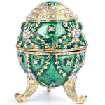Easter Egg Metal Home Decor Cathilic Enamel Ishtar Church Utensils Christmas Gift Jewely Organizer