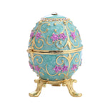 Easter Egg Metal Home Decor Cathilic Enamel Ishtar Church Utensils Christmas Gift Jewely Organizer