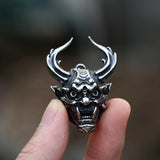 New Stainless Steel Prajna Evil Dragon Head Pendant Necklace For Man Punk Animal Jewelry Boy friend Gift