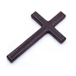 Hand Cross Wooden Christ Crucifix Icon Religious Catholic Church Utensils Prayer Priest Orthodox