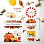 Happy Hanukkah Card Sets Jewish Gift Menorah Thank You Card 6pcs