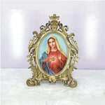 Holy Faimly Home Decoration Religious Virgin Mary Icon Resin Catholic Church Relic Crafts Christ Orthodox Decor